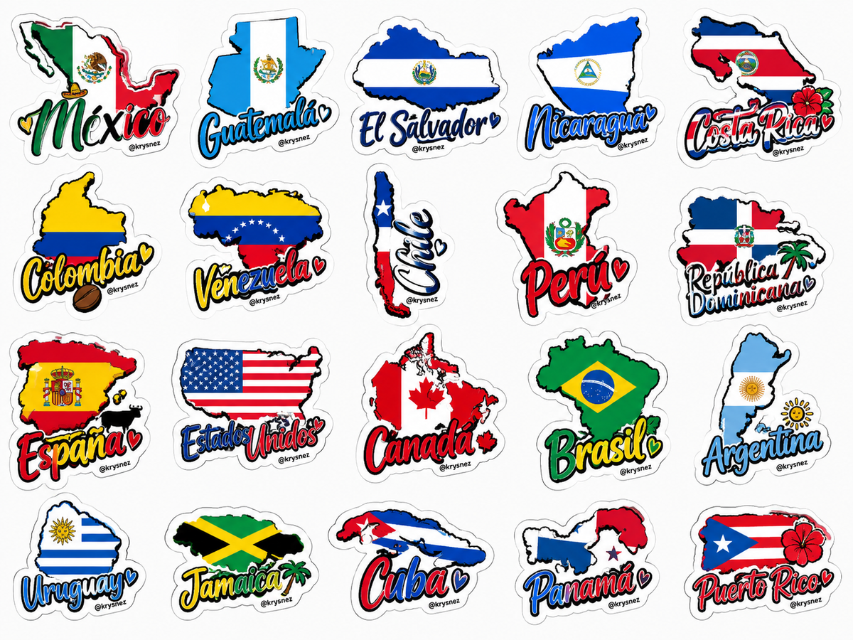 -Sticker de tu país