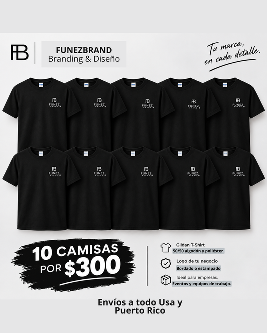 10 Camisetas Personalizadas con tu Logo